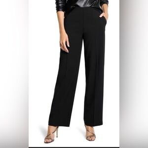 Victoria's Secret Black Wide-Leg Trousers 12 tall 32” Marisa fit dress pants
